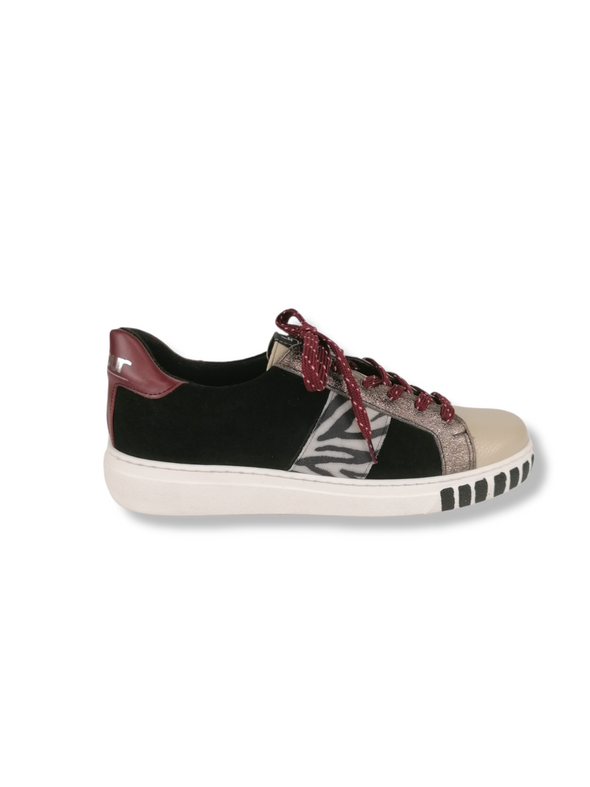 SONIA BLACK/CREAM SNEAKERS